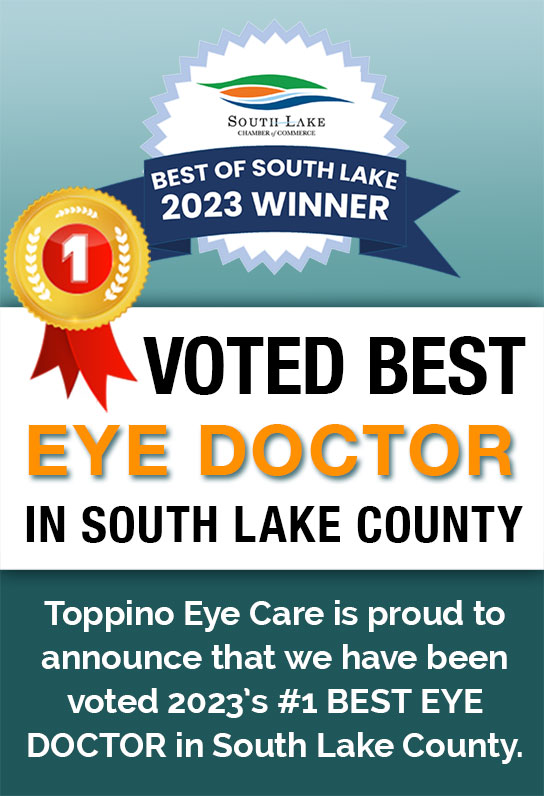 Toppino Eye Care Voted Best Eye Doctor in South Lake 2019